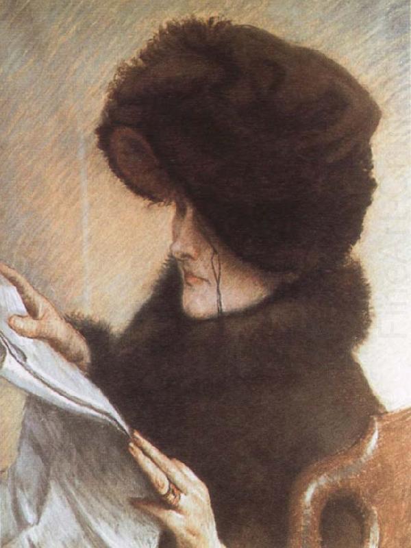 The Newspaper, James Tissot